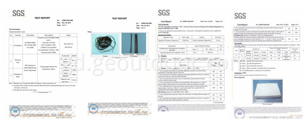 Aluminium Sun Umbrella certificate